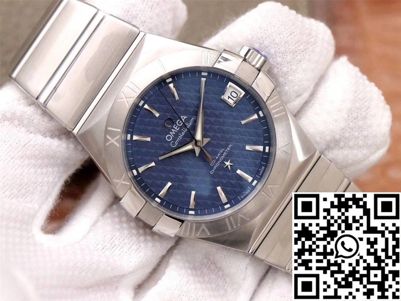 Omega Constellation Co-Axial 38MM 123.10.38.21.03.001 VS Factory Blue Dial