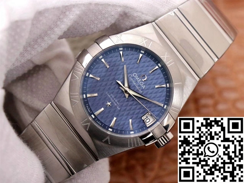 Omega Constellation Co-Axial 38MM 123.10.38.21.03.001 VS Factory Blue Dial