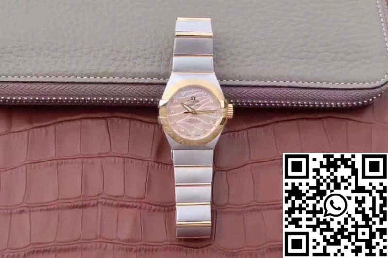 Omega Constellation Double Eagle Lady Yellow Mother-Of-Pearl Dial 27MM 3S Factory