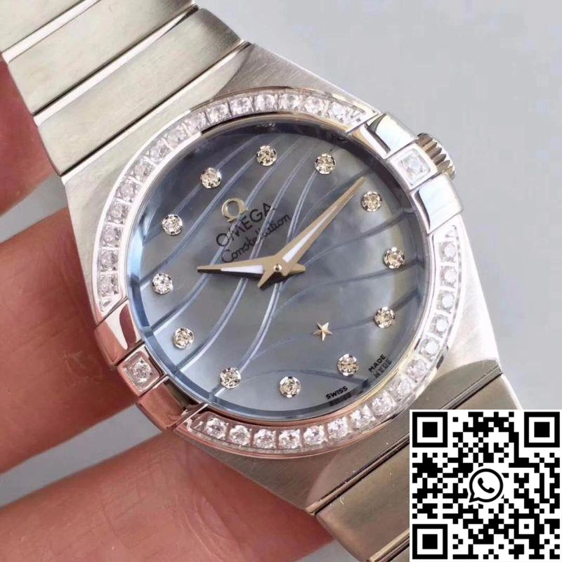 Omega Constellation Ladies 123.15.24.60.55.006 Blue Dial