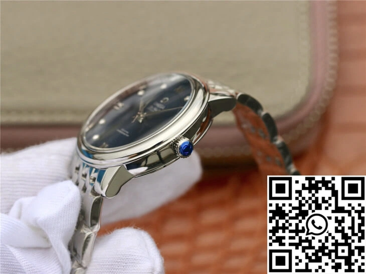 Omega De Ville 424.10.33.20.53.001 MKS Factory Diamond Blue Dial