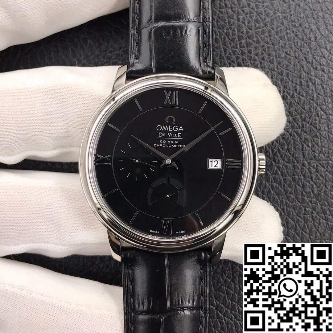 Omega De Ville 424.13.40.21.01.001 ZF Factory Black Dial