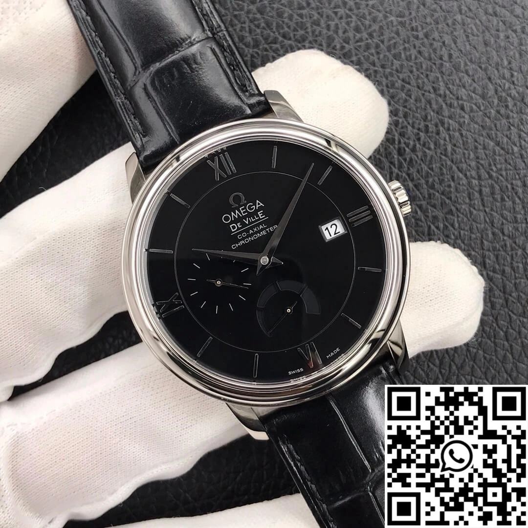 Omega De Ville 424.13.40.21.01.001 ZF Factory Black Dial
