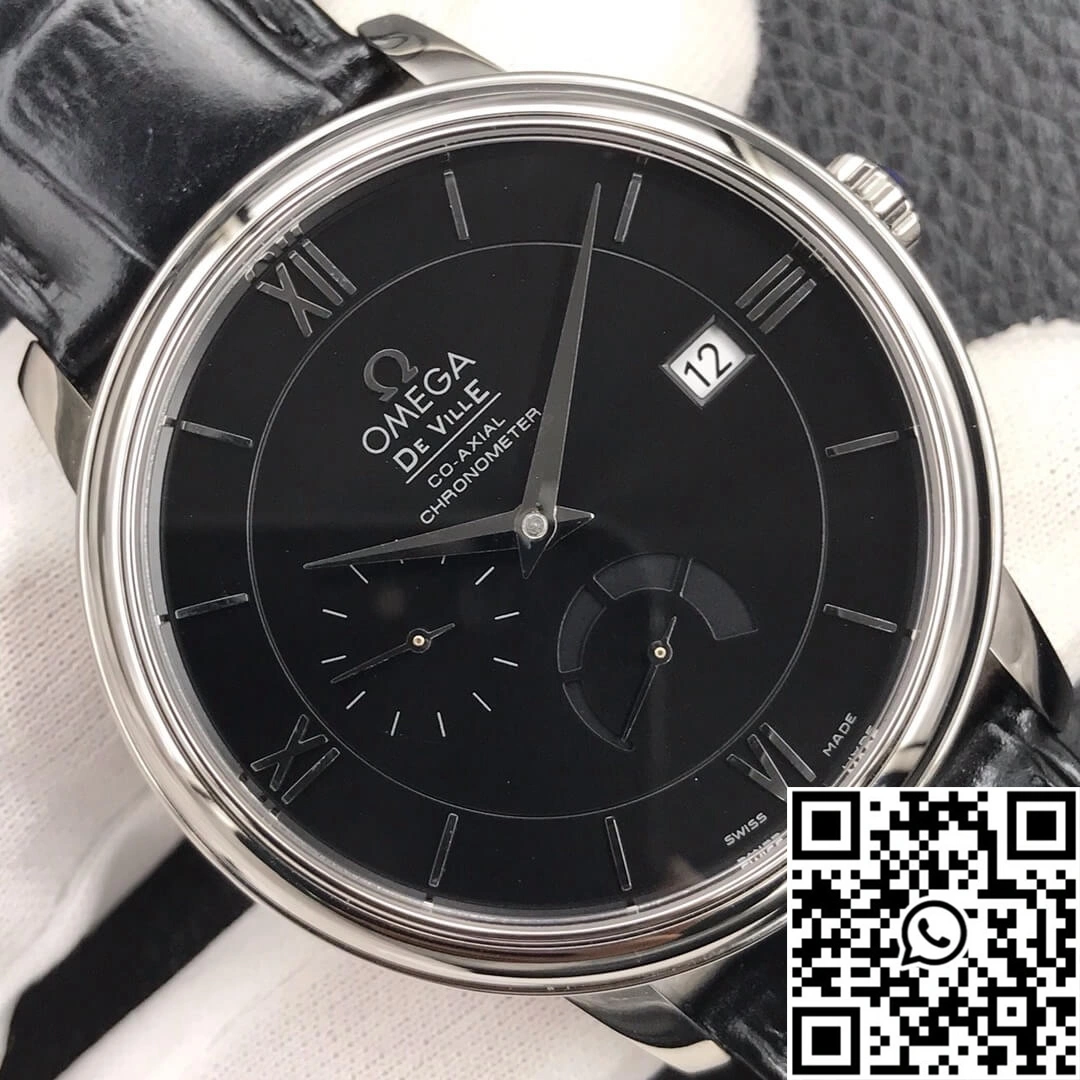 Omega De Ville 424.13.40.21.01.001 ZF Factory Black Dial