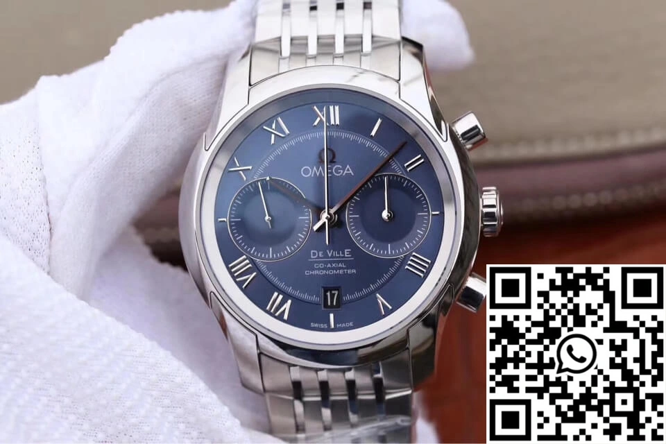 Omega De Ville 431.10.42.51.03.001 OM Factory Blue Dial