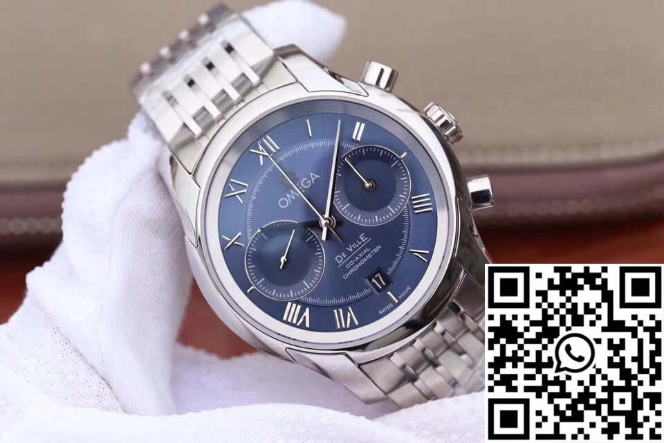 Omega De Ville 431.10.42.51.03.001 OM Factory Blue Dial