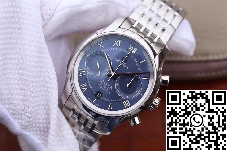 Omega De Ville 431.10.42.51.03.001 OM Factory Blue Dial