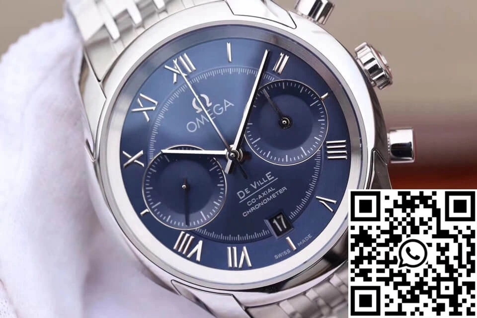 Omega De Ville 431.10.42.51.03.001 OM Factory Blue Dial