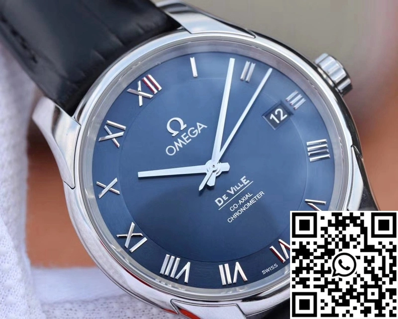 Omega De Ville 431.13.41.21.03.001 VS Factory Blue Dial