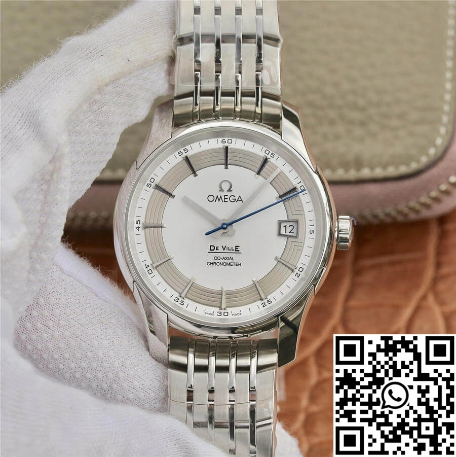 Omega De Ville 431.30.41.21.02.001 VS Factory Silver Dial Stainless Steel Strap