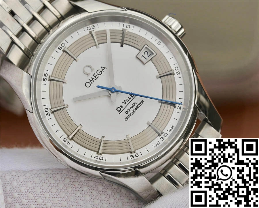 Omega De Ville 431.30.41.21.02.001 VS Factory Silver Dial Stainless Steel Strap