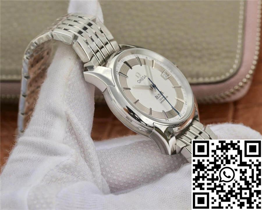 Omega De Ville 431.30.41.21.02.001 VS Factory Silver Dial Stainless Steel Strap