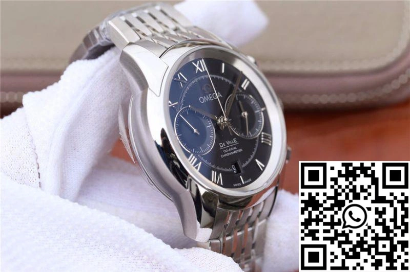 Omega De Ville Chronograph 42MM 431.10.42.51.01.001 OM Factory Black Dial