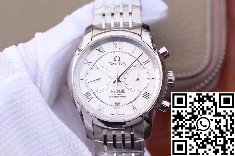 Omega De Ville Co-Axial Chronograph 42MM 431.10.42.51.02.001 OM Factory White Dial
