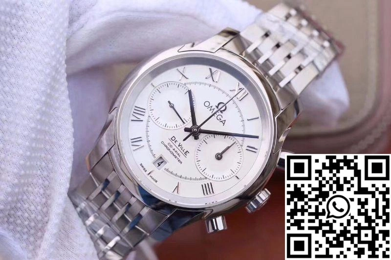 Omega De Ville Co-Axial Chronograph 42MM 431.10.42.51.02.001 OM Factory White Dial