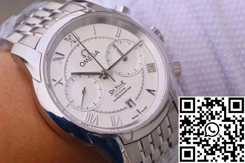 Omega De Ville Co-Axial Chronograph 42MM 431.10.42.51.02.001 OM Factory White Dial