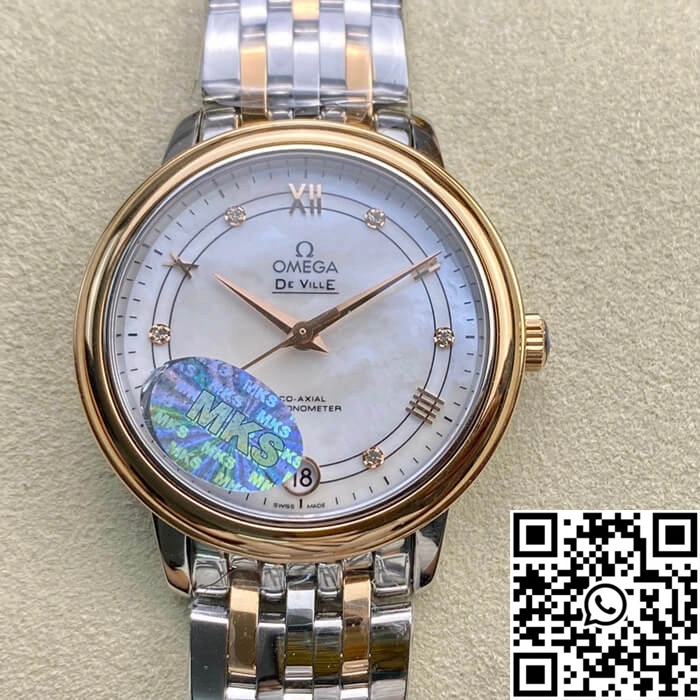 Omega De Ville MKS Factory Rose Gold Bezel