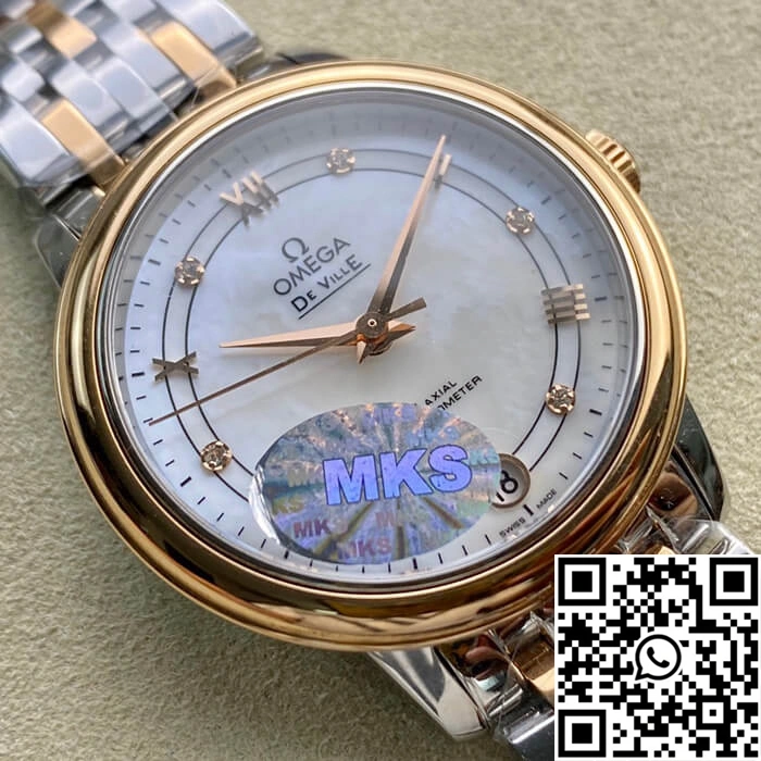 Omega De Ville MKS Factory Rose Gold Bezel