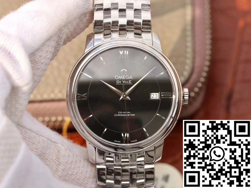 Omega De Ville Prestige 424.10.37.20.01.001 MKS Factory Black Dial