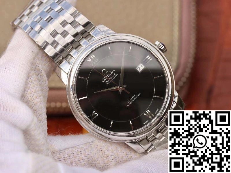 Omega De Ville Prestige 424.10.37.20.01.001 MKS Factory Black Dial