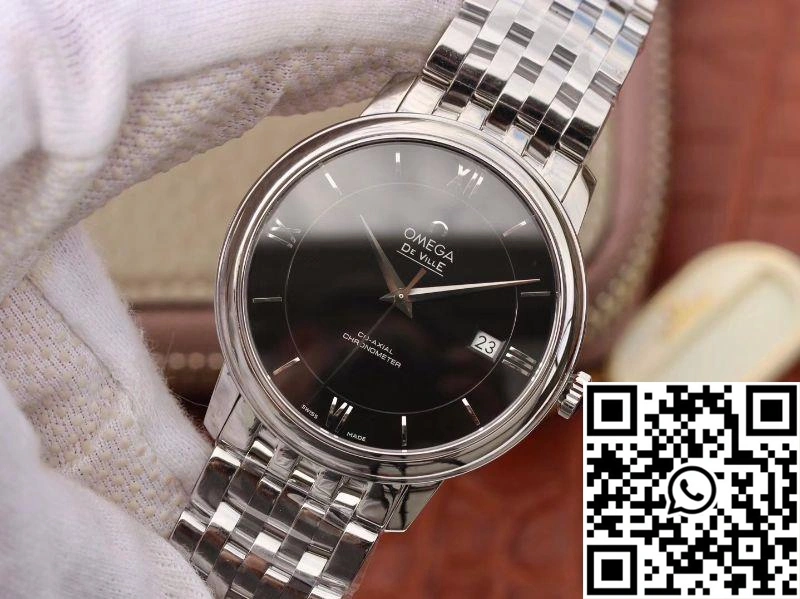 Omega De Ville Prestige 424.10.37.20.01.001 MKS Factory Black Dial