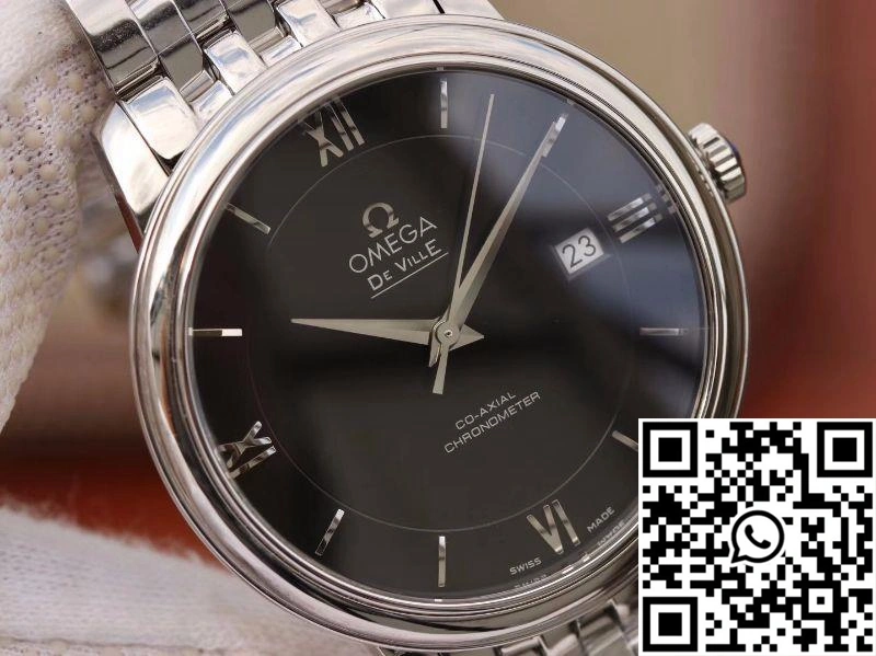 Omega De Ville Prestige 424.10.37.20.01.001 MKS Factory Black Dial