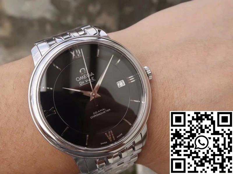Omega De Ville Prestige 424.10.37.20.01.001 MKS Factory Black Dial
