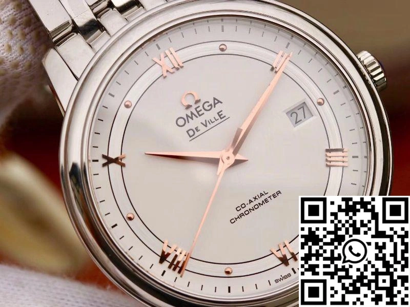Omega De Ville Prestige 424.10.40.20.02.002 MKS Factory Silver Dial