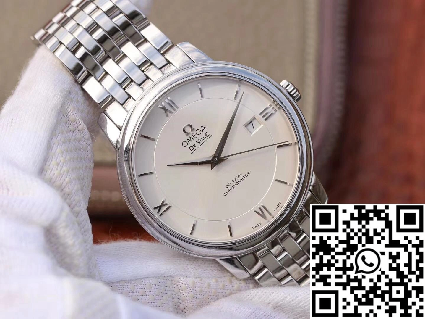 Omega De Ville Prestige 424.10.40.20.02.003 MKS Factory White Dial
