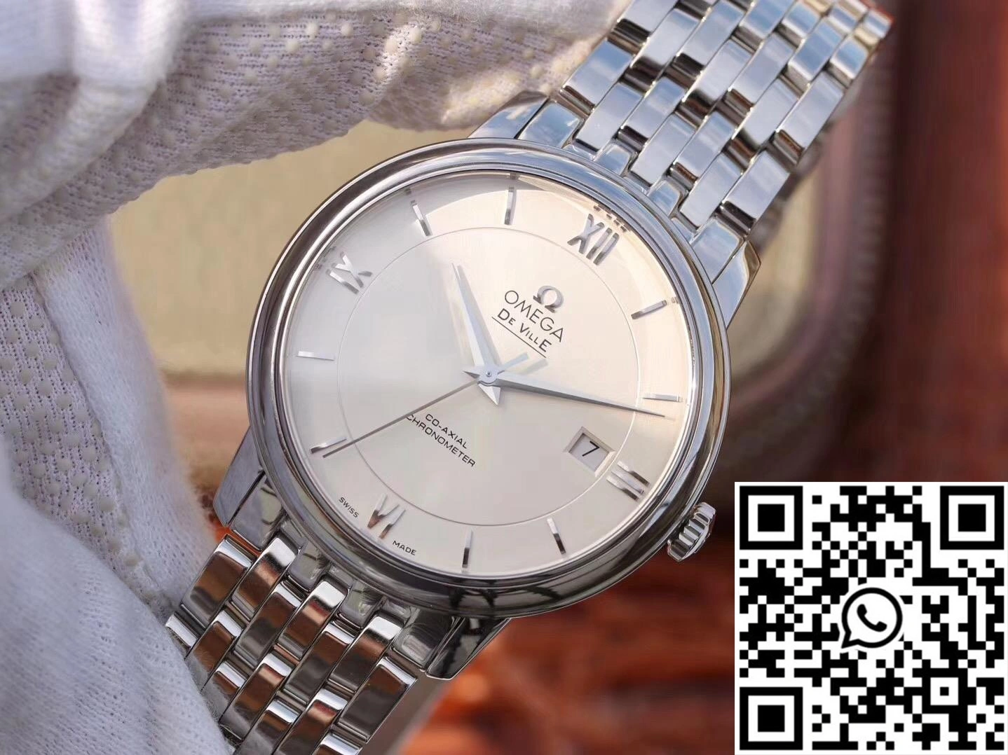 Omega De Ville Prestige 424.10.40.20.02.003 MKS Factory White Dial