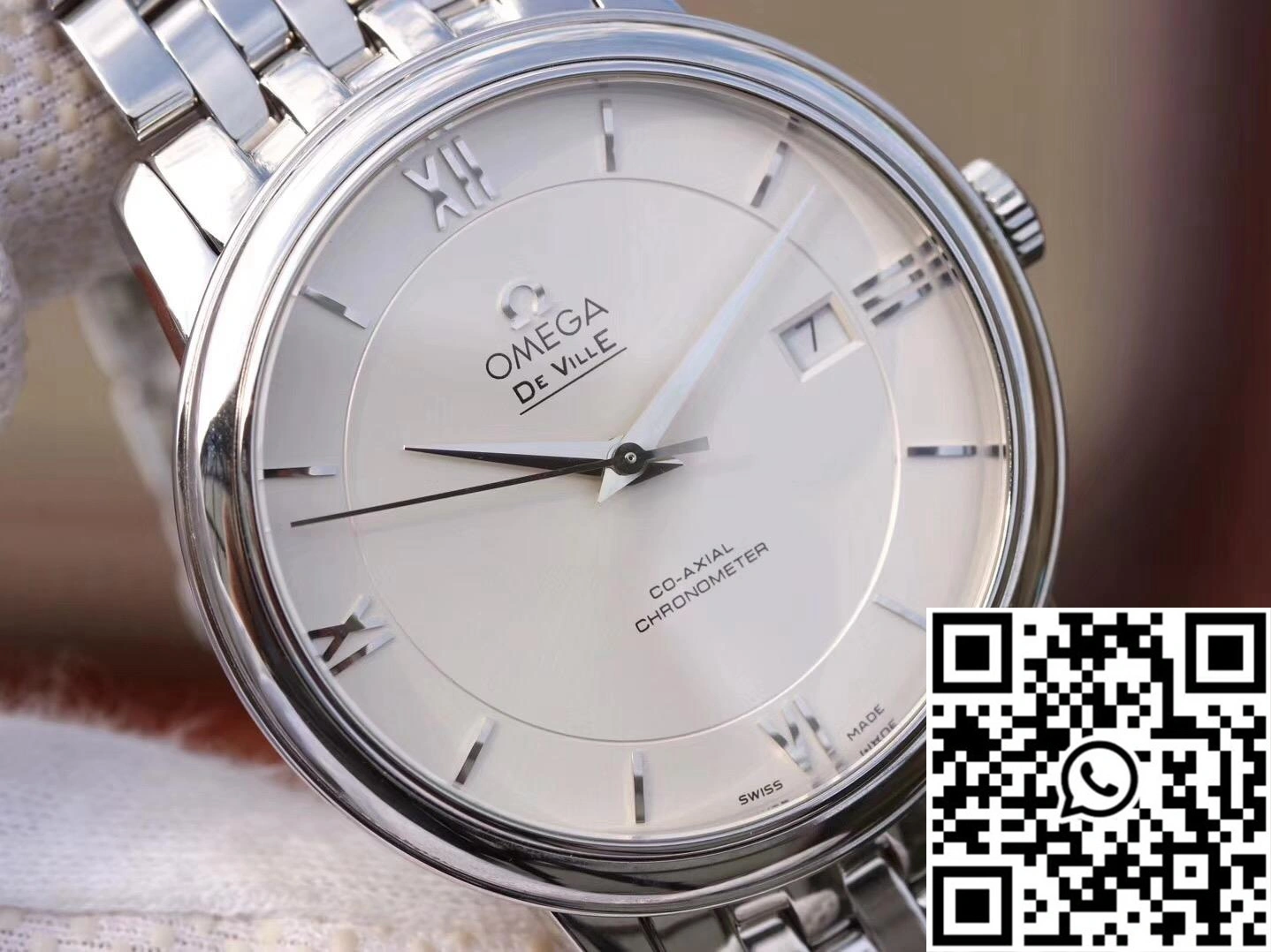 Omega De Ville Prestige 424.10.40.20.02.003 MKS Factory White Dial