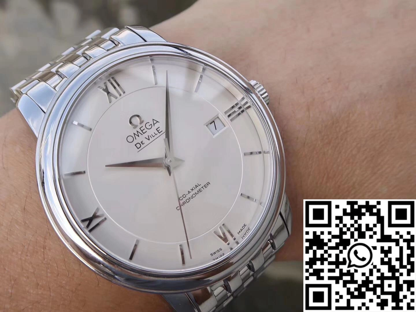 Omega De Ville Prestige 424.10.40.20.02.003 MKS Factory White Dial