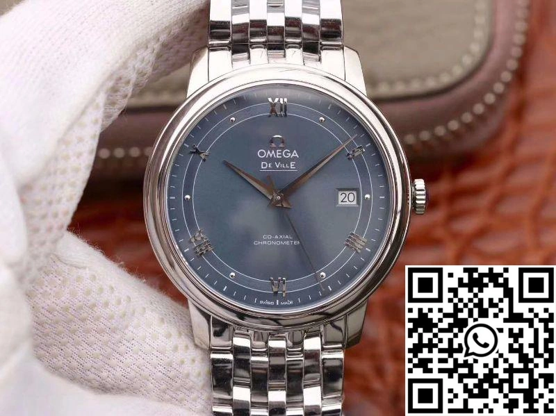 Omega De Ville Prestige 424.10.40.20.03.002 MKS Factory Blue Dial