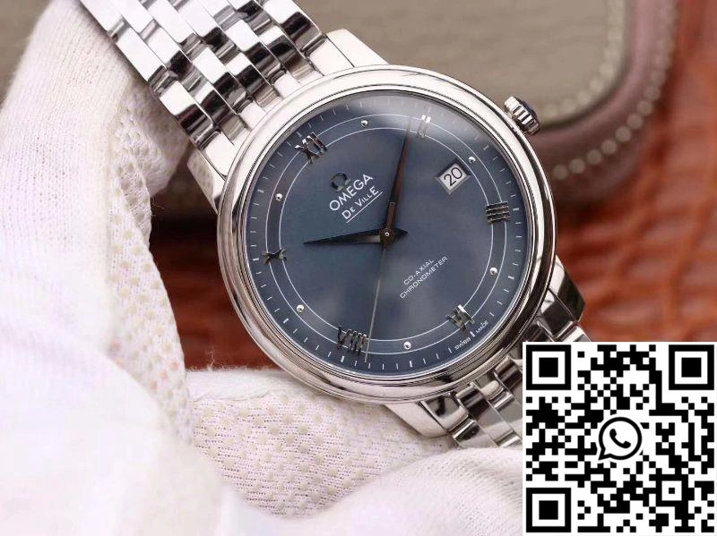 Omega De Ville Prestige 424.10.40.20.03.002 MKS Factory Blue Dial