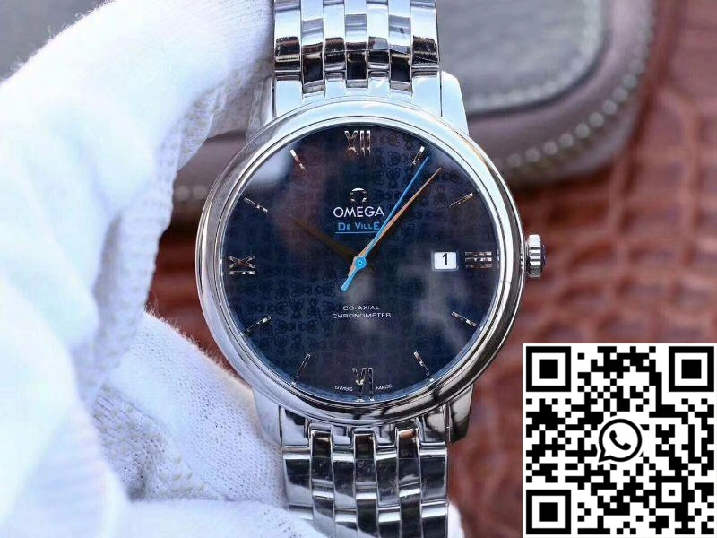 Omega De Ville Prestige 424.10.40.20.03.003 Blue Dial