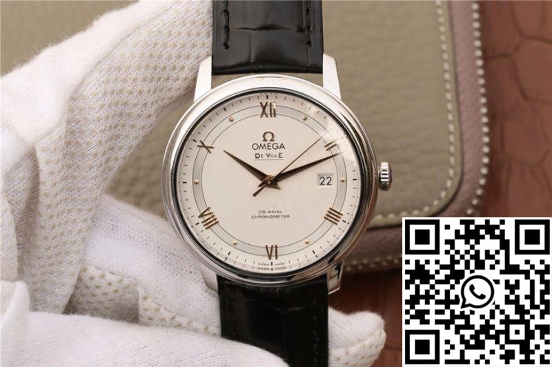Omega De Ville Prestige Co-Axial 39.5MM 424.13.40.20.02.005 MKS Factory Silver Dial