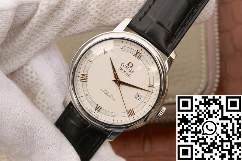 Omega De Ville Prestige Co-Axial 39.5MM 424.13.40.20.02.005 MKS Factory Silver Dial