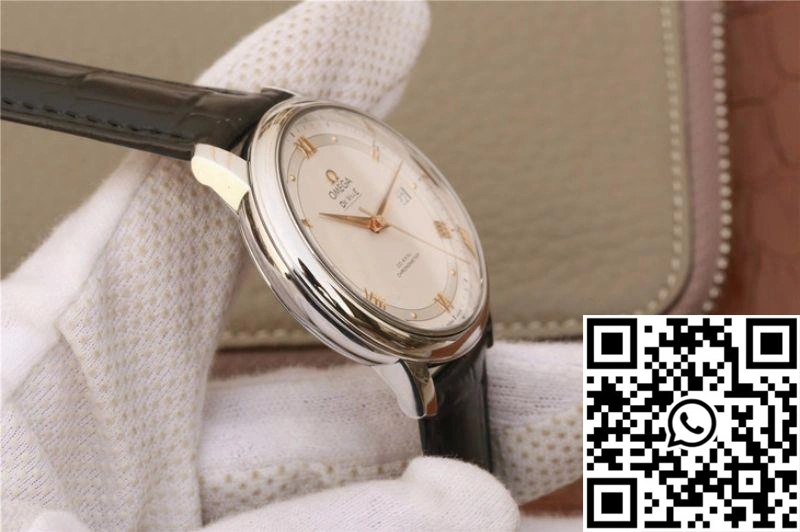 Omega De Ville Prestige Co-Axial 39.5MM 424.13.40.20.02.005 MKS Factory Silver Dial
