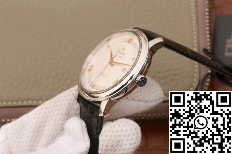 Omega De Ville Prestige Co-Axial 39.5MM 424.13.40.20.02.005 MKS Factory Silver Dial