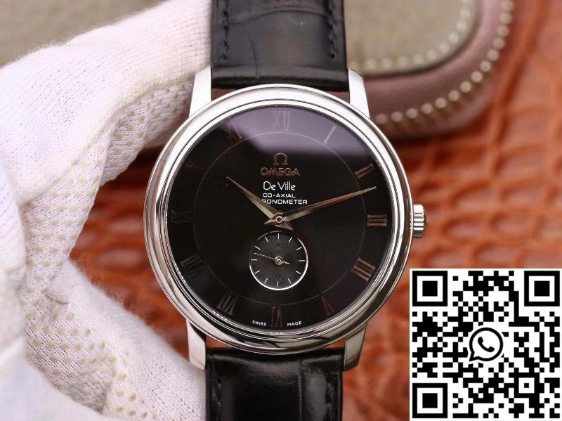 Omega De Ville Prestige Co-Axial Small Seconds 4813.40.01 Black Dial
