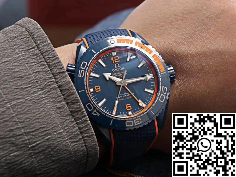 Omega Seamaster 215.92.46.22.03.001 GMT VS Factory Blue Ceramic