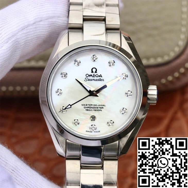 Omega Seamaster 231.10.34.20.55.002 Aqua Terra 150M 3S Factory Diamond Dial