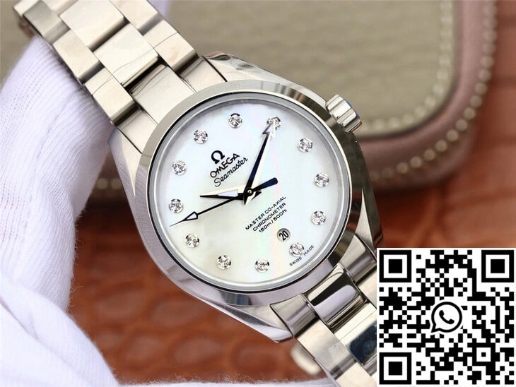 Omega Seamaster 231.10.34.20.55.002 Aqua Terra 150M 3S Factory Diamond Dial