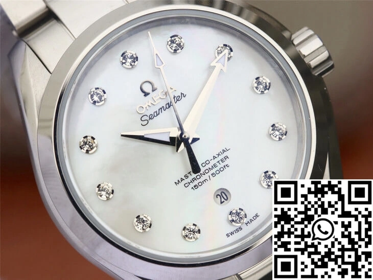 Omega Seamaster 231.10.34.20.55.002 Aqua Terra 150M 3S Factory Diamond Dial