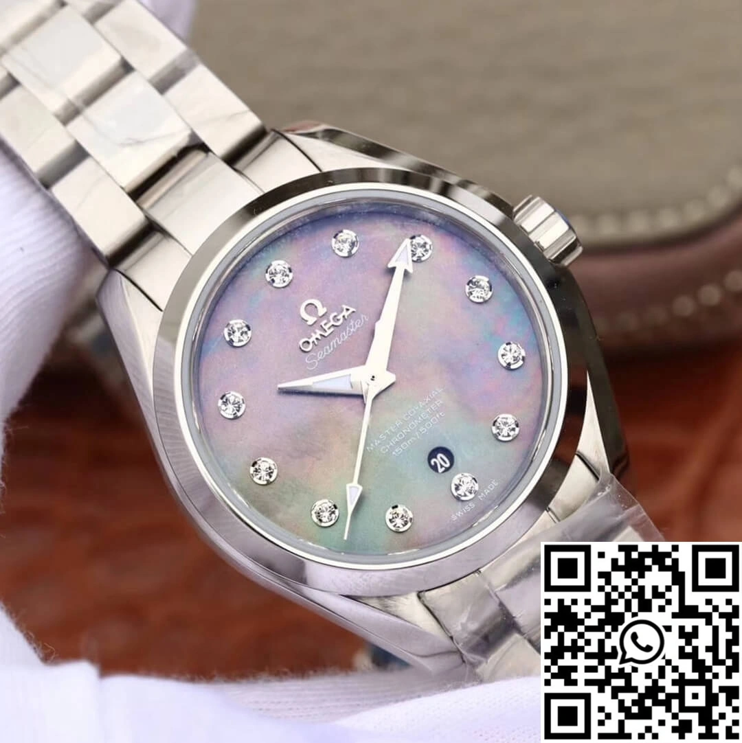 Omega Seamaster 231.10.34.20.57.001 Aqua Terra 150M 3S Factory Mother-Of-Pearl Dial