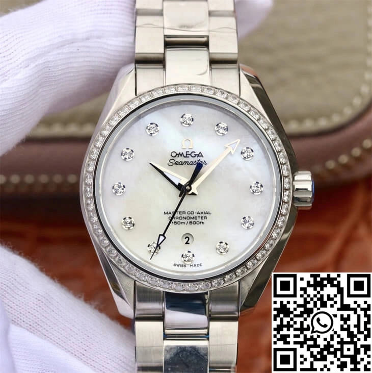 Omega Seamaster 231.15.34.20.55.002 Aqua Terra 150M 3S Factory White Dial