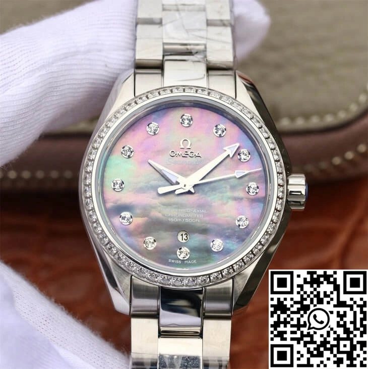 Omega Seamaster 231.15.34.20.57.001 Aqua Terra 150M 3S Factory Mother-Of-Pearl Dial