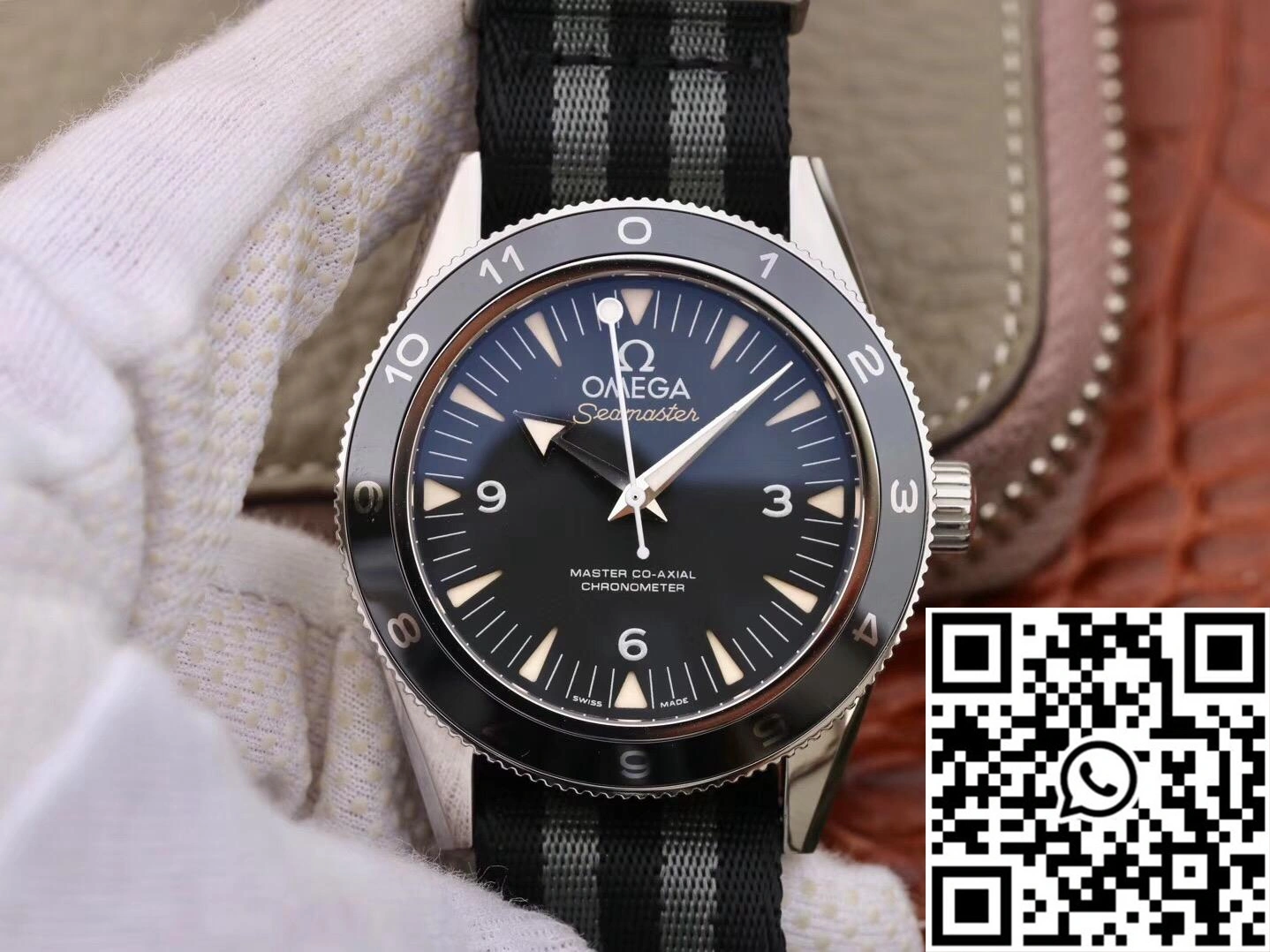 Omega Seamaster 300 Spectre 007 Limited Edition 233.32.41.21.01.001 VS Factory Black Dial