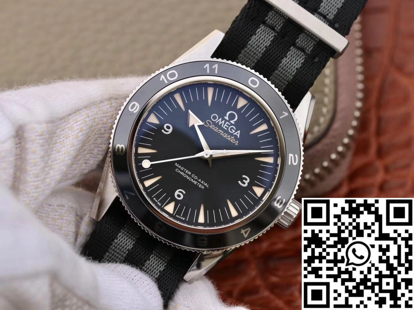 Omega Seamaster 300 Spectre 007 Limited Edition 233.32.41.21.01.001 VS Factory Black Dial