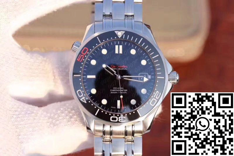 Omega Seamaster 300M James Bond 007 50th Anniversary 212.30.41.20.01.005 MKS Factory Black Dial